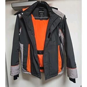 Wantdo Kids 10/12 Waterproof Rain Coat Warm Winter Jacket Coat Snowboard Fleece